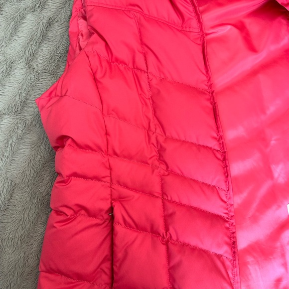 LANSโS END padded vest with goose feather used as a new strong pink, size L - Picture 10 of 13